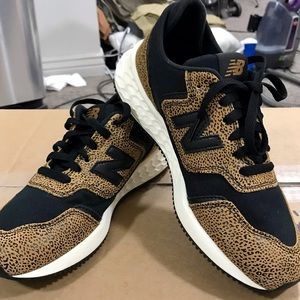 Cheetah print new balance shoes
